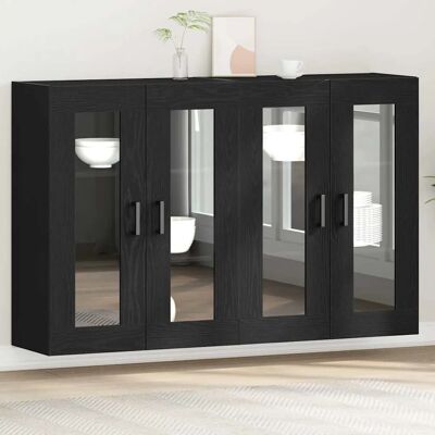 vidaXL Wandregale Schwarze Eiche - Wandregale vidaXL Wandregale Schwarze Eiche - Wandregale