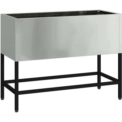 vidaXL Verzinkter Stahl 60x26x45cm Metallpflanzer Rechteckig - Pflanzer vidaXL Verzinkter Stahl 60x26x45cm Metallpflanzer Rechteckig - Pflanzer