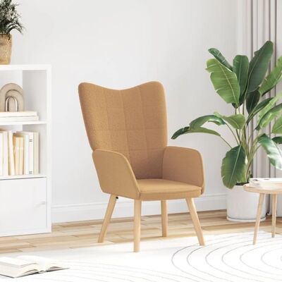 Vidaxl Beiges Stoffsessel - Bequemer moderner Sessel Vidaxl Beiges Stoffsessel - Bequemer moderner Sessel