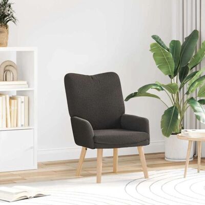Vidaxl - Curly Wool Fabric Armchair Gris Foncé - Publicité Vidaxl - Curly Wool Fabric Armchair Gris Foncé - Publicité