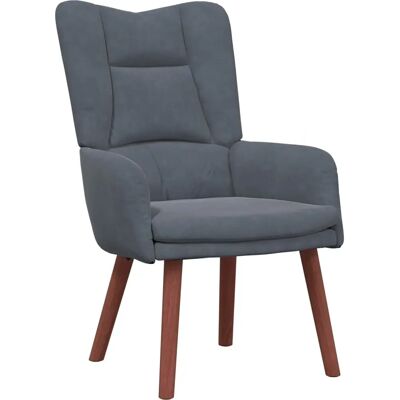 vidaXL Fauteuil Relaxation - Gris Foncé - Charcoal Standard vidaXL Fauteuil Relaxation - Gris Foncé - Charcoal Standard