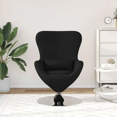 VidaXL Ergonomischer schwarzer Drehstuhl - Stuhl VidaXL Ergonomischer schwarzer Drehstuhl - Stuhl