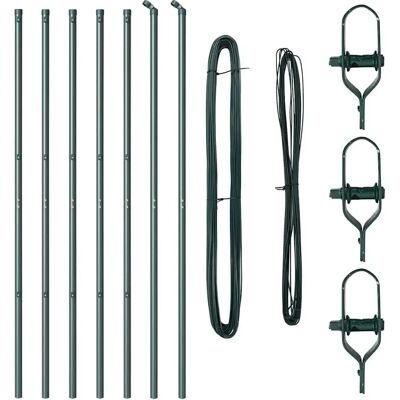 Ensemble de poteaux de clôture vidaXL - Acier galvanisé, Vert, 150 cm - Ensemble de poteaux de clôture - Publicité Ensemble de poteaux de clôture vidaXL - Acier galvanisé, Vert, 150 cm - Ensemble de poteaux de clôture - Publicité