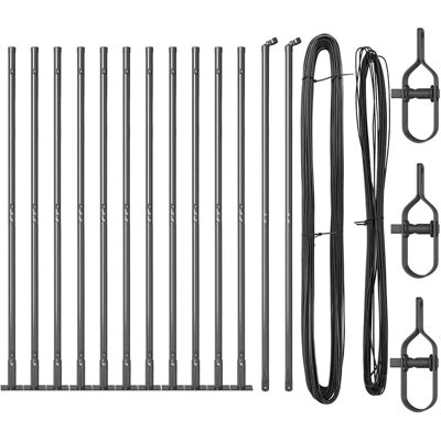 vidaXL Betonzaunpfosten-Set - 26 Grau 78,5cm vidaXL Betonzaunpfosten-Set - 26 Grau 78,5cm