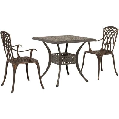 Vidaxl 3-teiliges Gartenset - Elegantes Geometrisches Muster Vidaxl 3-teiliges Gartenset - Elegantes Geometrisches Muster