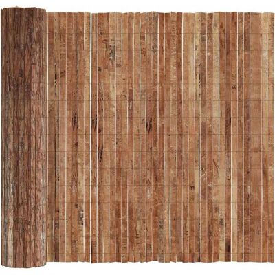 Vidaxl Rustikale Holz Gartenzäun 400x125cm Vidaxl Rustikale Holz Gartenzäun 400x125cm
