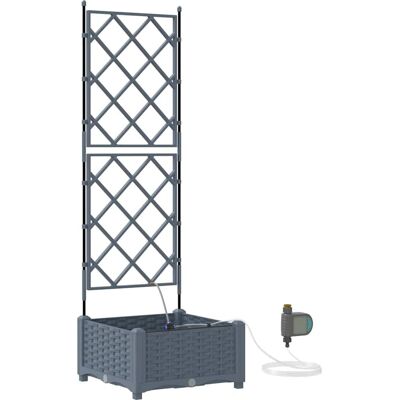 Vidaxl Garden Planter with Automatic Watering System - Garden Planter Vidaxl Garden Planter with Automatic Watering System - Garden Planter