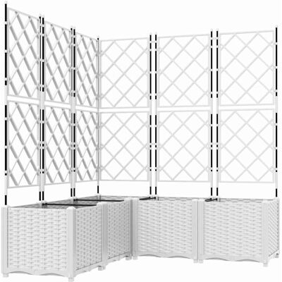 Pot de jardin avec treillis Vidaxl - 120x120x143 cm Pot de jardin avec treillis Vidaxl - 120x120x143 cm
