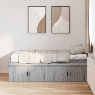 vidaXL Bettrahmen mit Stauraum - Rechteckiges Modernes Design vidaXL Bettrahmen mit Stauraum - Rechteckiges Modernes Design