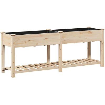 Vidakl - Gartentopf mit Regal 203x53x76cm Massives Tannenholz Vidakl - Gartentopf mit Regal 203x53x76cm Massives Tannenholz