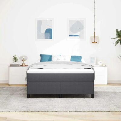 Vidaxl Dunkelgraues 160x200 cm Bettgestell - Modernes Minimalistisches Design Vidaxl Dunkelgraues 160x200 cm Bettgestell - Modernes Minimalistisches Design