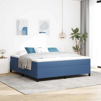 Vidaxl Bettgestell Blau 180x200 cm - Unterstützt bis 250kg Vidaxl Bettgestell Blau 180x200 cm - Unterstützt bis 250kg