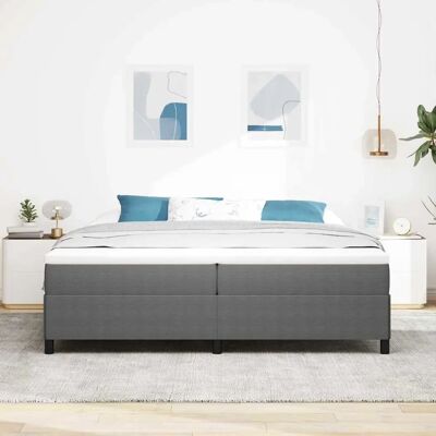Vidaxl Graues Samtbettrahmen 200x200 cm - Bettgestell Vidaxl Graues Samtbettrahmen 200x200 cm - Bettgestell