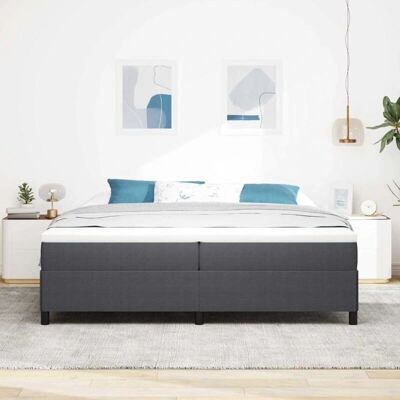 Vidaxl Dunkelgraues Bettgestell 200x200cm - Bettgestell Vidaxl Dunkelgraues Bettgestell 200x200cm - Bettgestell