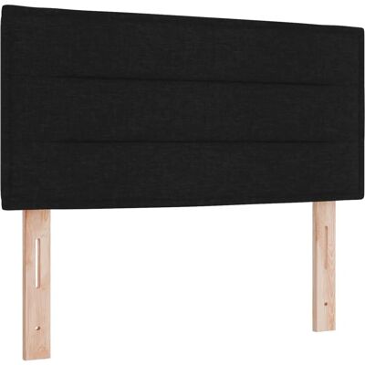 vidaXL Hoofdbord Lines Design Zwart - Hoofdbord vidaXL Hoofdbord Lines Design Zwart - Hoofdbord