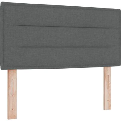 vidaXL Headboard with Line Design Dark Grey - Headboard vidaXL Headboard with Line Design Dark Grey - Headboard