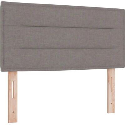 vidaXL Headboard Lines Design Taupe - 100 x 7 x 78 cm - Bed Headboard vidaXL Headboard Lines Design Taupe - 100 x 7 x 78 cm - Bed Headboard