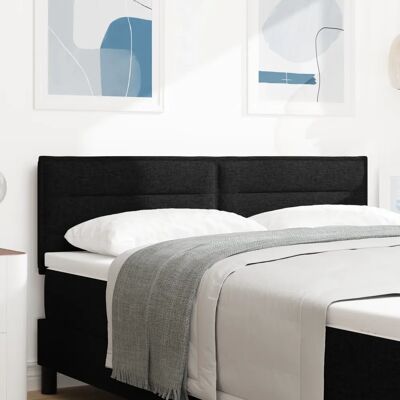 vidaXL Kopfteil Linien Design Schwarz - 160 cm - Kopfteil vidaXL Kopfteil Linien Design Schwarz - 160 cm - Kopfteil