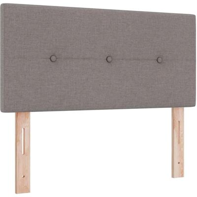 Cabecera avec boutons rembourrés couleur taupe 80 cm en tissu - Tête de lit - Publicité Cabecera avec boutons rembourrés couleur taupe 80 cm en tissu - Tête de lit - Publicité