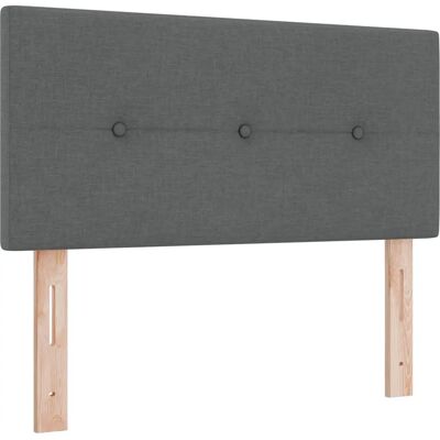 vidaXL Headboard Dark Grey - 90 cm Fabric Headboard vidaXL Headboard Dark Grey - 90 cm Fabric Headboard