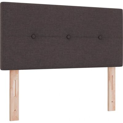 vidaXL Hoofdbord met Knopenstiksels Donkerbruin 90 cm Stof - Hoofdbord vidaXL Hoofdbord met Knopenstiksels Donkerbruin 90 cm Stof - Hoofdbord