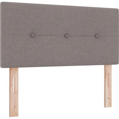 vidaXL Hoofdbord met Knopstiksels Taupe 100 cm Stof - Hoofdbord vidaXL Hoofdbord met Knopstiksels Taupe 100 cm Stof - Hoofdbord