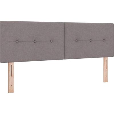 vidaXL Headboard with Button Stitching Taupe - 140cm Fabric Headboard vidaXL Headboard with Button Stitching Taupe - 140cm Fabric Headboard