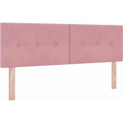 vidaXL Headboard - Pink Velvet Adjustable 72x40cm - Headboard vidaXL Headboard - Pink Velvet Adjustable 72x40cm - Headboard