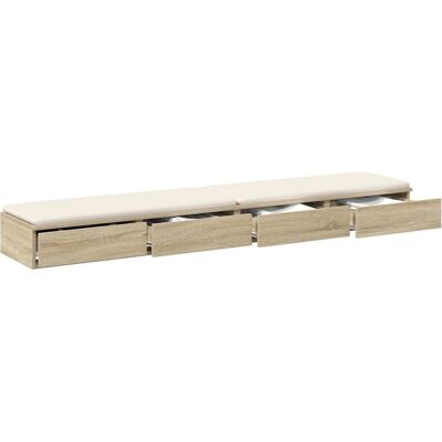 Vidaxl Nachtkastje - 200x36,5x16,5 cm - Eiken Sonoma Vidaxl Nachtkastje - 200x36,5x16,5 cm - Eiken Sonoma