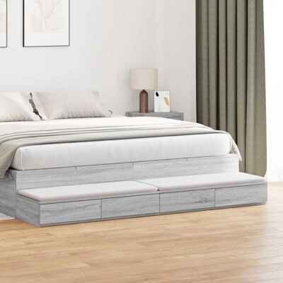 Vidaxl Bed Drawer - Modern design, Four drawers, Durable particleboard - Bed Drawer Vidaxl Bed Drawer - Modern design, Four drawers, Durable particleboard - Bed Drawer