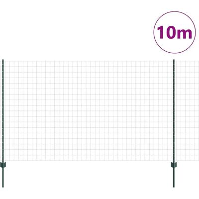 vidaXL Gartenzaunset 2 Grün Metall Groß vidaXL Gartenzaunset 2 Grün Metall Groß