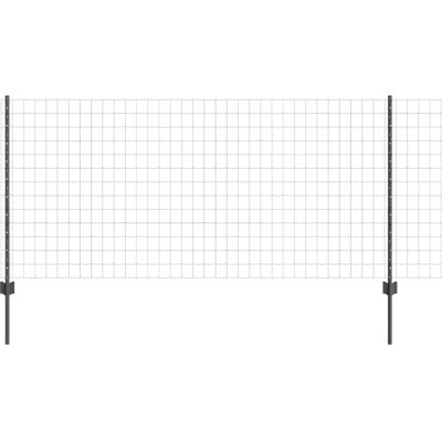 Vidaxl Gartenzaun-Set - Langlebiger Pulverbeschichteter Stahl, Inklusive Maschendraht & Pfosten Vidaxl Gartenzaun-Set - Langlebiger Pulverbeschichteter Stahl, Inklusive Maschendraht & Pfosten