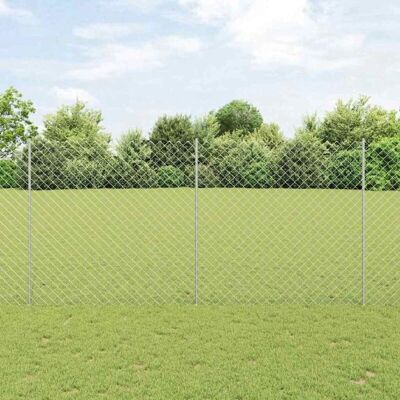vidaXL Kettengliedzaun 1,5x10 m - Garten & Außen vidaXL Kettengliedzaun 1,5x10 m - Garten & Außen