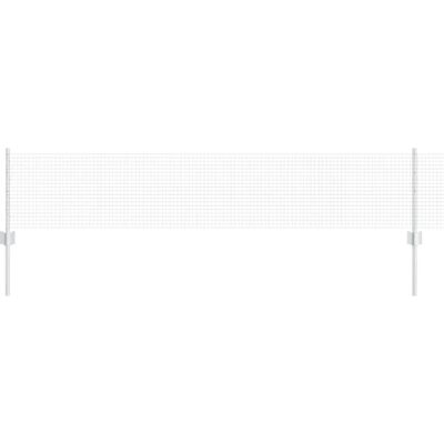 vidaXL Welding Wire Fence - 11 U-Post, Silver, 0.4x25m - Outdoor vidaXL Welding Wire Fence - 11 U-Post, Silver, 0.4x25m - Outdoor