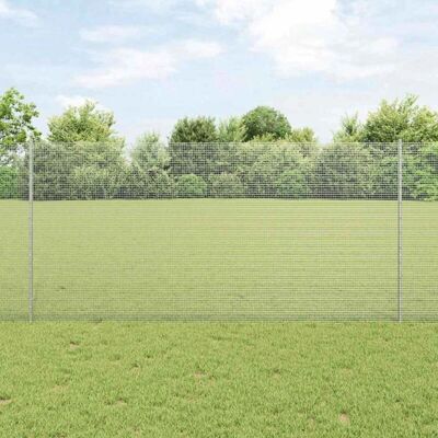 vidaXL Verzinkter Stahlzaun 1,2x25 m - Zaun vidaXL Verzinkter Stahlzaun 1,2x25 m - Zaun