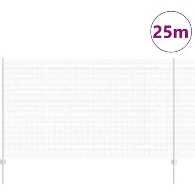 vidaXL Drahtzaun mit 22 U-Pfosten 1,4x25 m Stahl Außen vidaXL Drahtzaun mit 22 U-Pfosten 1,4x25 m Stahl Außen