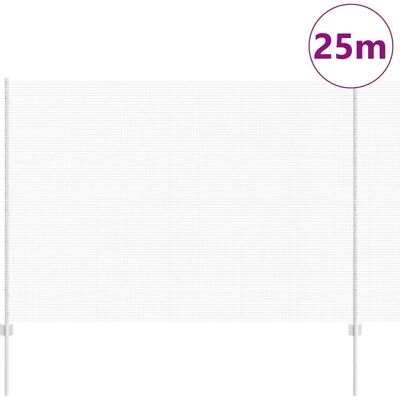 vidaXL 1,6x25 m Verzinkter Stahlzaun - Zaun vidaXL 1,6x25 m Verzinkter Stahlzaun - Zaun