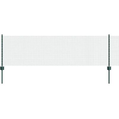vidaXL Geschweißter Drahtzaun - Grün, 0,6x10 m, Stahl, U-Posts, Produkttyp: Zaun vidaXL Geschweißter Drahtzaun - Grün, 0,6x10 m, Stahl, U-Posts, Produkttyp: Zaun