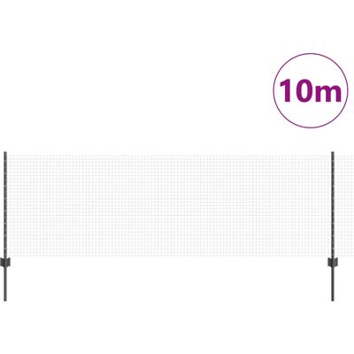 vidaXL Welded Wire Fence - Durable Steel, Easy Install, Outdoor Use vidaXL Welded Wire Fence - Durable Steel, Easy Install, Outdoor Use