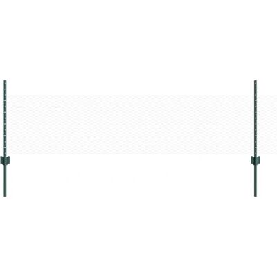 vidaXL Zaunpfosten 11 Stück U-Kanal Grün 60 cm Stahl - Zaunpfosten vidaXL Zaunpfosten 11 Stück U-Kanal Grün 60 cm Stahl - Zaunpfosten