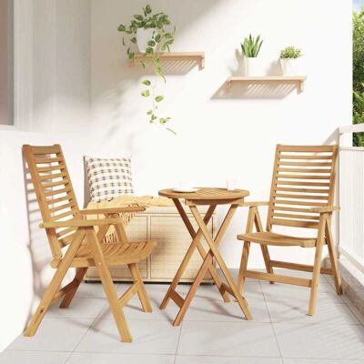 Vidaxl Gartenstühle Set aus 2 - Hochwertige Teakholz-Möbel Vidaxl Gartenstühle Set aus 2 - Hochwertige Teakholz-Möbel