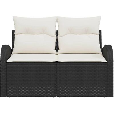 Vidaxl Gartensofa 2-Sitzer mit Stauraum & Kissen Vidaxl Gartensofa 2-Sitzer mit Stauraum & Kissen