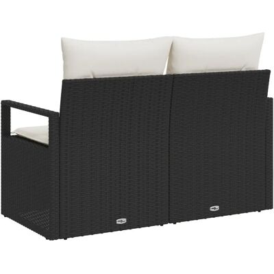 VidaXL Garden Sofa 2-Seater Storage Cushions - Garden Furniture VidaXL Garden Sofa 2-Seater Storage Cushions - Garden Furniture