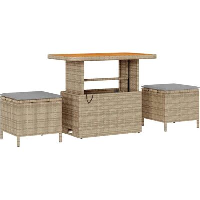 Vidaxl Gartenset für 3 Personen - Gartenmöbel Vidaxl Gartenset für 3 Personen - Gartenmöbel