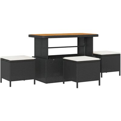 VIDAXL Ensemble de Jardin - Table Rectangulaire pour 4 - Publicité VIDAXL Ensemble de Jardin - Table Rectangulaire pour 4 - Publicité