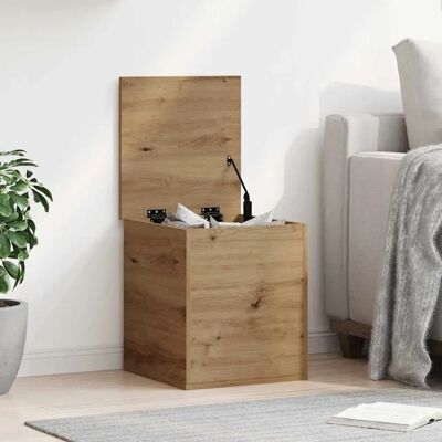 Vidaxl - Eg opbevaringskasse 40x42x46 cm - Elegant træ organizer Vidaxl - Eg opbevaringskasse 40x42x46 cm - Elegant træ organizer