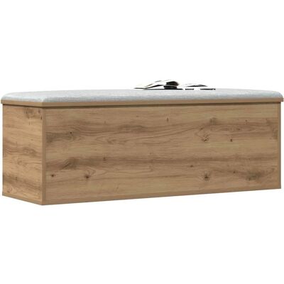 Coffre de rangement en chêne fait main VidaXL - Marron - Coffre de rangement Coffre de rangement en chêne fait main VidaXL - Marron - Coffre de rangement