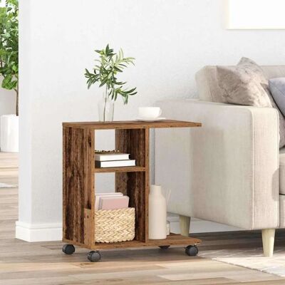 vidaXL Beistelltisch Altholz Holz Klein Tragbar - Beistelltisch vidaXL Beistelltisch Altholz Holz Klein Tragbar - Beistelltisch
