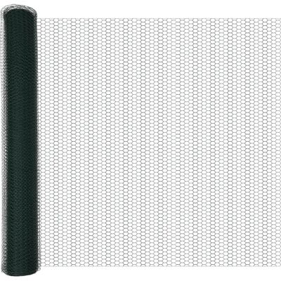 VIDAXL Gartenzäunung Sechseckig Grün 1.4x10 m Stahl VIDAXL Gartenzäunung Sechseckig Grün 1.4x10 m Stahl