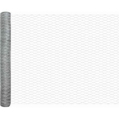 Vidaxl - Zeskantige Tuinpoort 1.4x50 m Gegalvaniseerd Staal Vidaxl - Zeskantige Tuinpoort 1.4x50 m Gegalvaniseerd Staal